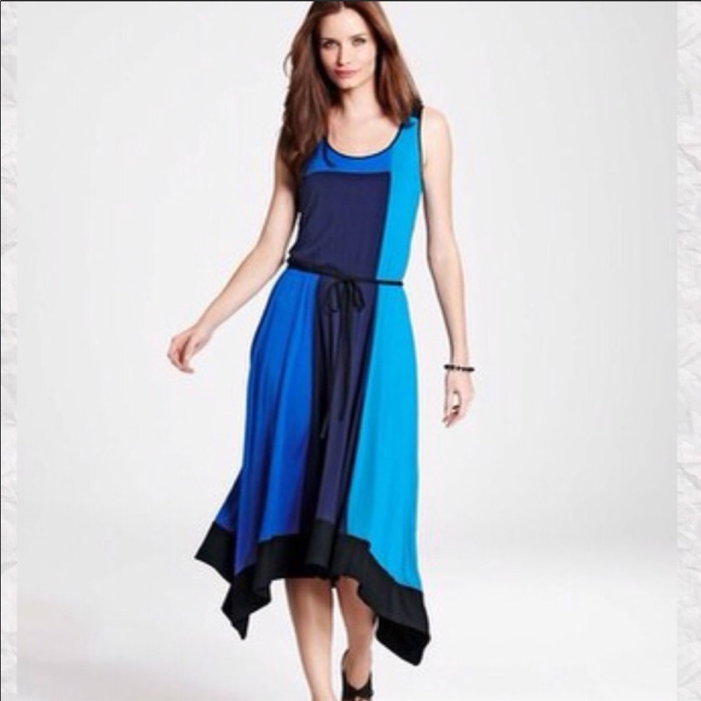 Ann Taylor Colorblock Maxi dress